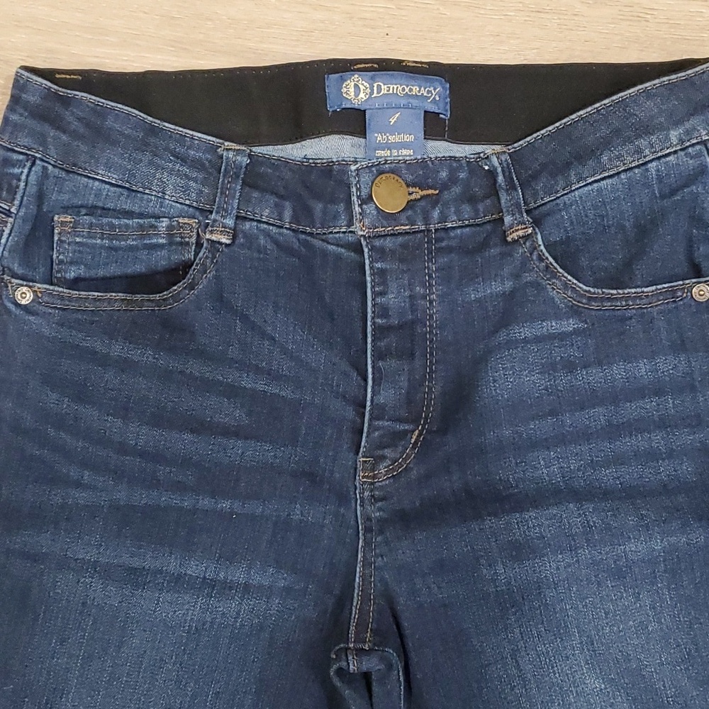 Democracy Ab Solution Ankle Skimmer Skinny Jeans size 4 - Picture 3 of 8